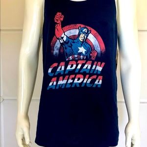 BNWT CAPTAIN AMERICA Tank Top Mens 42/44 Large